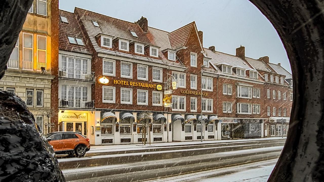 Restaurant Hotel Goldener Adler Emden Exterior photo